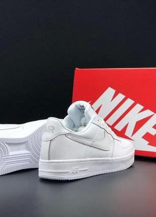 Мужские кроссовки nike air force белые2 фото