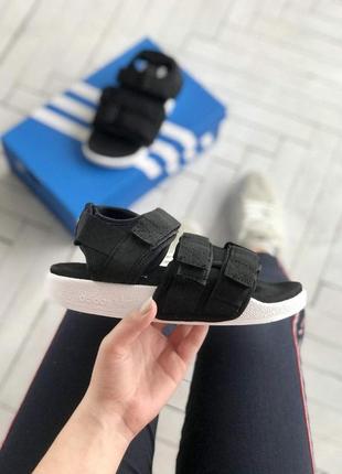 Женские сандалии adidas в черном цвете (37-42)😍