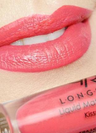 Матова рідка стійка помада golden rose longstay liquid matte lipstick 06 к. 4035