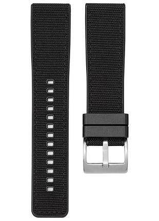 Ремешок каучук + ткань  для samsung galaxy watch 3 active 45mm / gear s3 frontier / galaxy watch 46 мм и др.