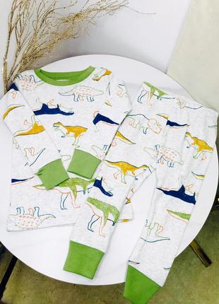 Цветная пижама динозавры carters