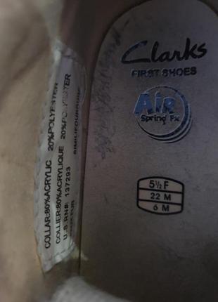 Clarks air 22 р. полу ботинки весна осень обувь детская 13. 0 см.3 фото