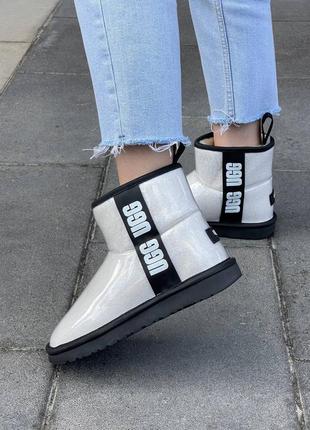 Уггі угги уги угі ugg classic clear mini white5 фото