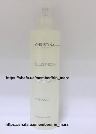 Chrstina illustrious cleanser гель для умывания с ана кислотами 300 мл1 фото