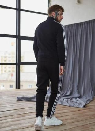 Спортивный костюм adidas зимний черный размер l8 фото