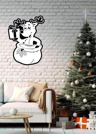 Декоративное настенное панно «новый год», декор на стену