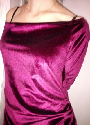 Дуже красиве велюрову сукню2 фото