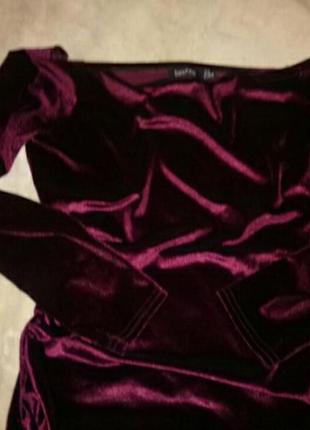 Дуже красиве велюрову сукню4 фото
