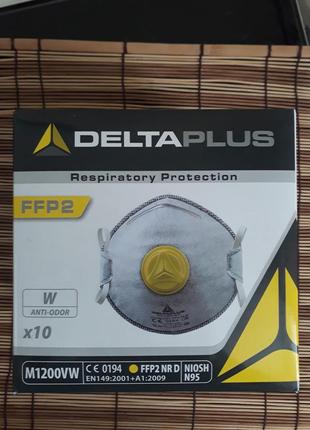 Хіт! ffp2 захисна маска, респіратор клапан видиху delta plus франція deltaplus ffp 25 фото