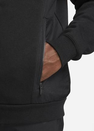 Кофта чоловічі nike sportswear hybrid full-zip fleece hoodie (do7228-010)4 фото