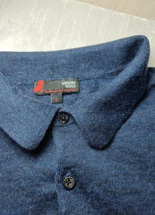 Поло для мужчин polo merino wool. шерстяной свитер. джемпер теплый. шерстированной свитер4 фото