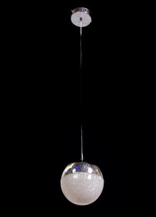 Сучасна led люстра на 1 лампу diasha 15 w хром f6115/1s hr