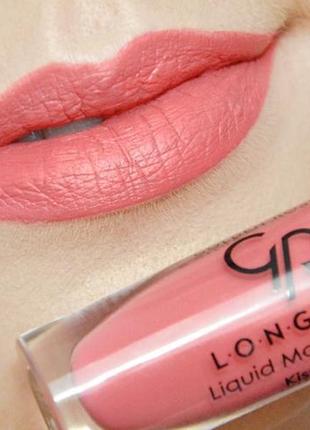Матова рідка стійка помада golden rose longstay liquid matte lipstick 04 к. 4035