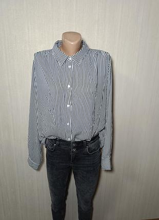 Женская рубашка в полоску. рубашка черная белая. рубашка в полоску
