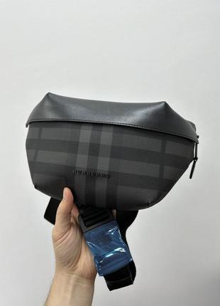 Burberry cason belt bag charcoal 29 х 16 х 8 см