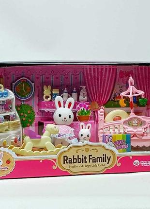 Игровой набор yi wu jiayu "rabbit family" детская комната 552a-11 фото