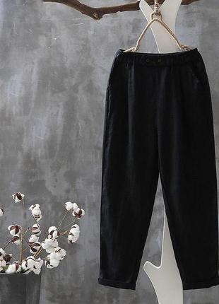 Брюки-слоучи mf1985 черные 50/52