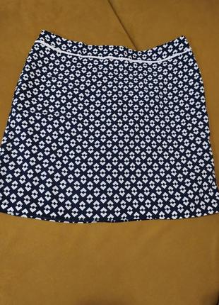 Бренд!стильная шикарная летняя легкая юбка принт  размер 50-521 фото