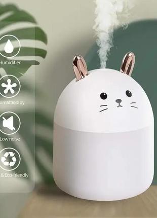 Увлажнитель воздуха ночник ультразвуковой, увлажнитель воздуха в детскую комнату, ночник котик