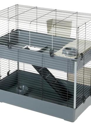 Двухэтажная клетка для кроликов rabbit 100 double от ferplast