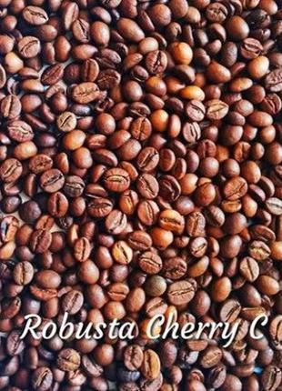 Кофе зерновой robusta india cherry c .c.b.
