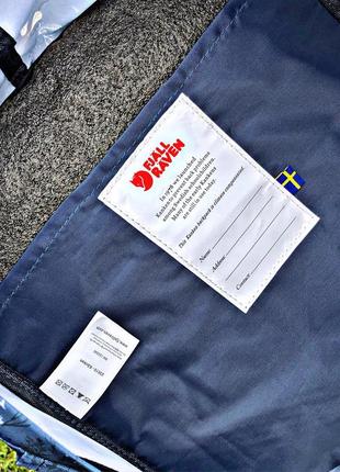 Женский рюкзак 16л fjallraven kanken blue white🔷7 фото