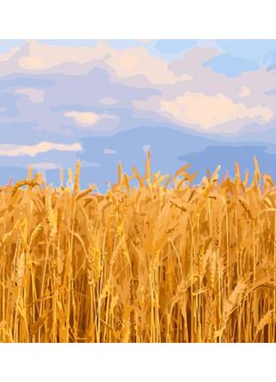 Набір для розпису по номерах пшеничне поле strateg розміром 40х50 см (gs1337), шт