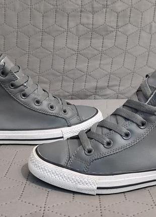 Шкіряні демісезонні кеди converse, 36-37 р., 22-24 см2 фото