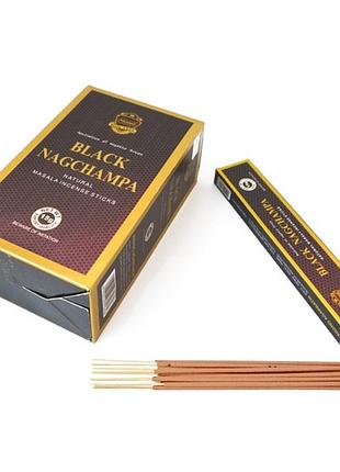 Anand black nag champa 15 грам , ароматические палочки, натуральные палочки, благовония