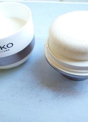 Kiko milano фіксуюча та матуюча пудра invisible touch face fixing powder2 фото