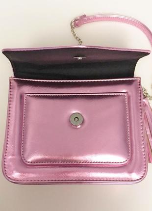 Стильна сумка англія брендовий even & odd гламурна рожева нова3 фото