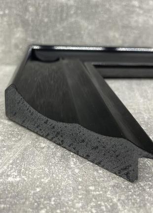 Зеркало с черной рамой универсальное 172х52 в широкой раме, большое зеркало в прихожую...