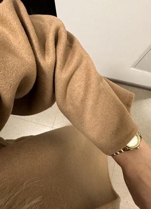 Роскошное, плотное шерстяное пальто от бренда mango8 фото