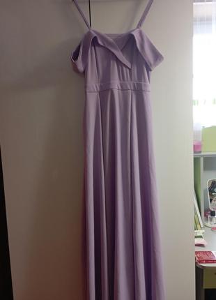 Платье лавандового цвета1 фото