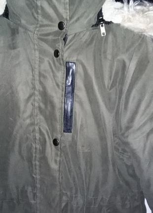 Современная куртка-парка известного британского бренда qed london,46-48 размер, цвет хаки9 фото