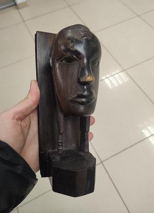 Мосаи старая африканская статуэтка эбеновое железное дерево пара статуэток деревянных антикварных форзац