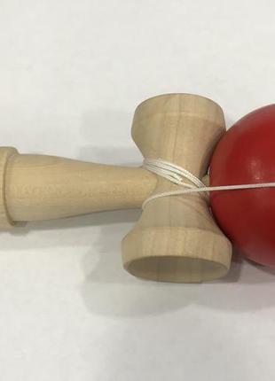 Игрушка kendama (кендама) beryou ztoyl деревянная (красный шарик) 18 см