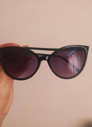 Очки солнцезащитные кошечки, окуляри retro cat, с поляризацией