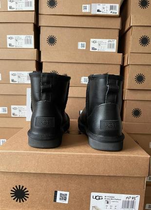 Угги угги угги мужские ugg classic mini black full leather3 фото