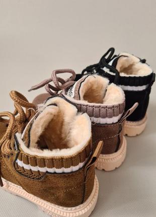 Стильні зимові черевички(1)3 фото