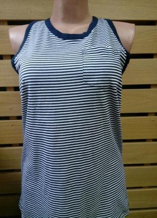 Майка, женская, в полоску, летняя, c&a, размер s