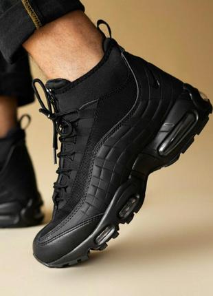 Кроссовки nike sneakerboot black кросівки ботинки черевики