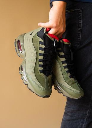 Кросівки nike sneakerboot green кросівки черевики черевики2 фото