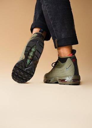 Кросівки nike sneakerboot green кросівки черевики черевики4 фото