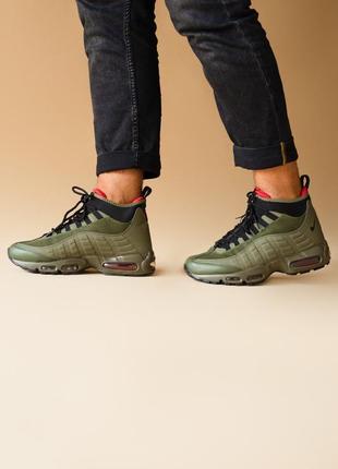 Кросівки nike sneakerboot green кросівки черевики черевики5 фото