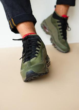 Кросівки nike kylie sneakerboot green кросівки черевики черевики8 фото