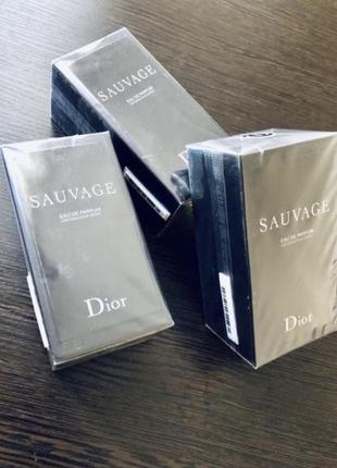 Dior оригінал sauvage 100ml eau de parfum оригинал christian диор саваж мужские духи стойкие парфюм чоловічі парфуми діор