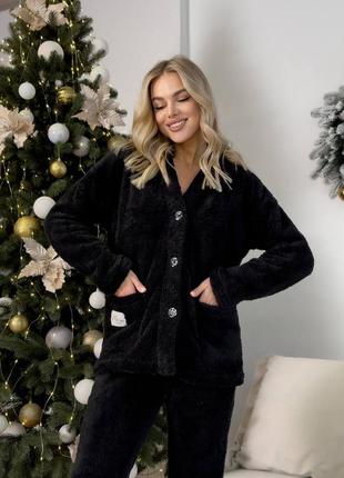 Жіноча махрова піжама5 фото