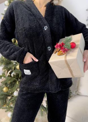 Жіноча махрова піжама10 фото