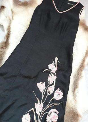 Плаття міді з вишивкою